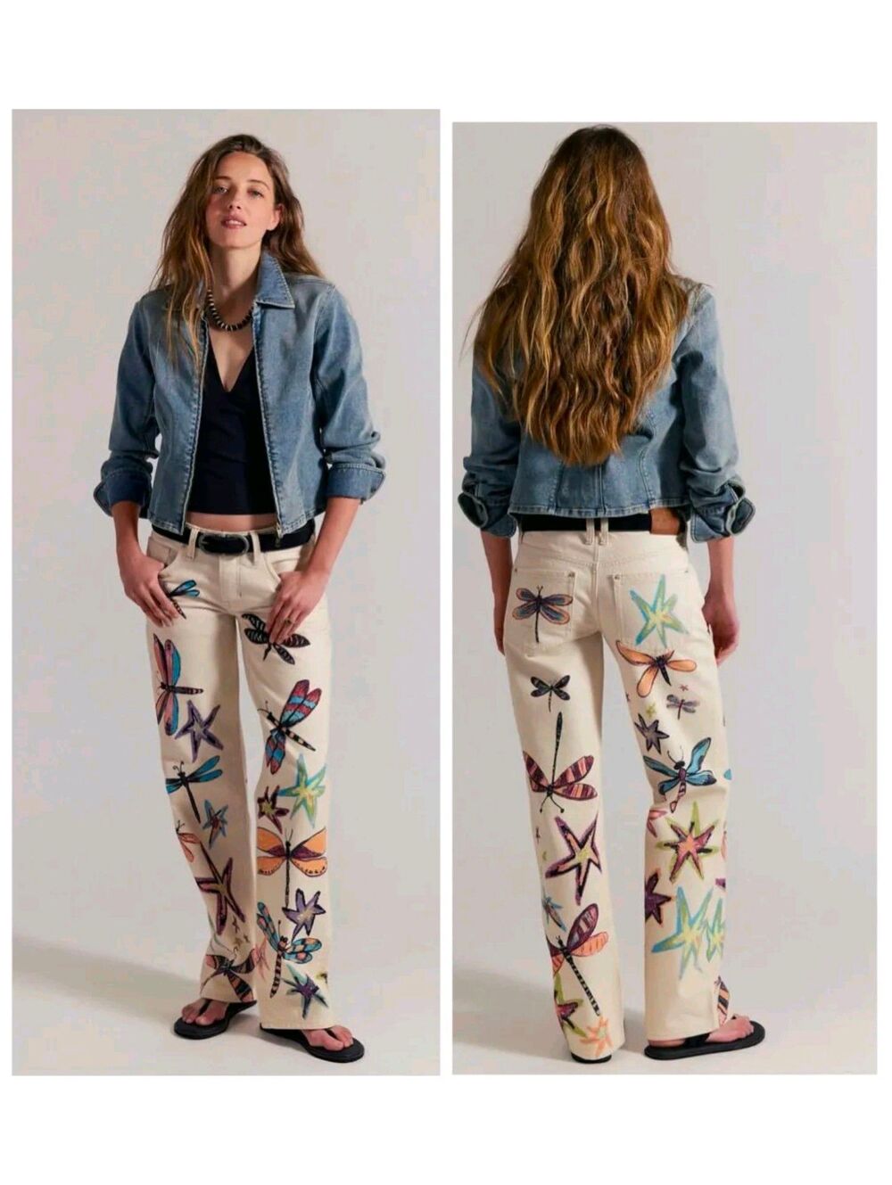 NWT- $168|Sz.31| Free people We The Free Tennessee Low-Rise Illusions Jeans